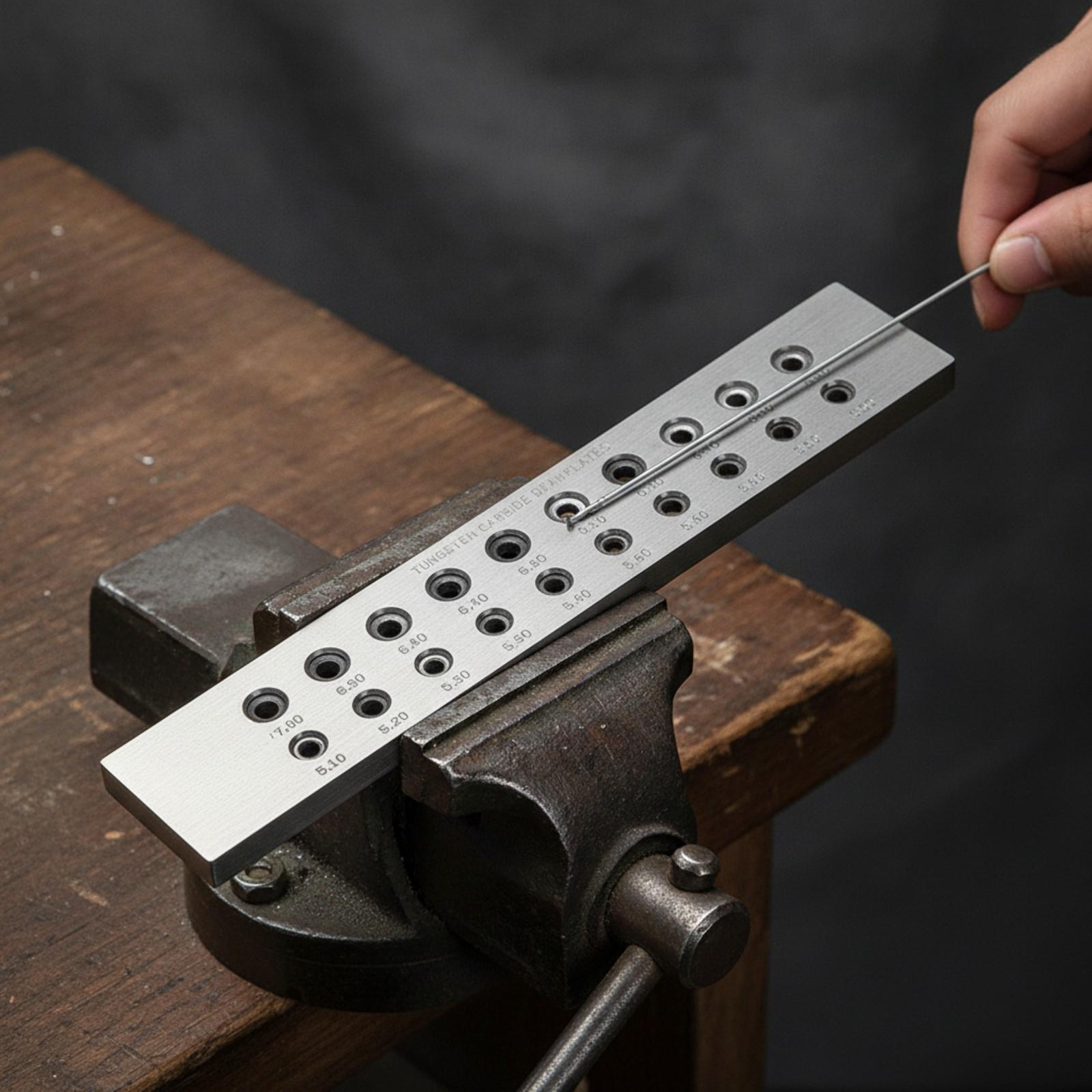 Workshop Tools Drawing - Rectangular Draw Plate Tool for Shaping