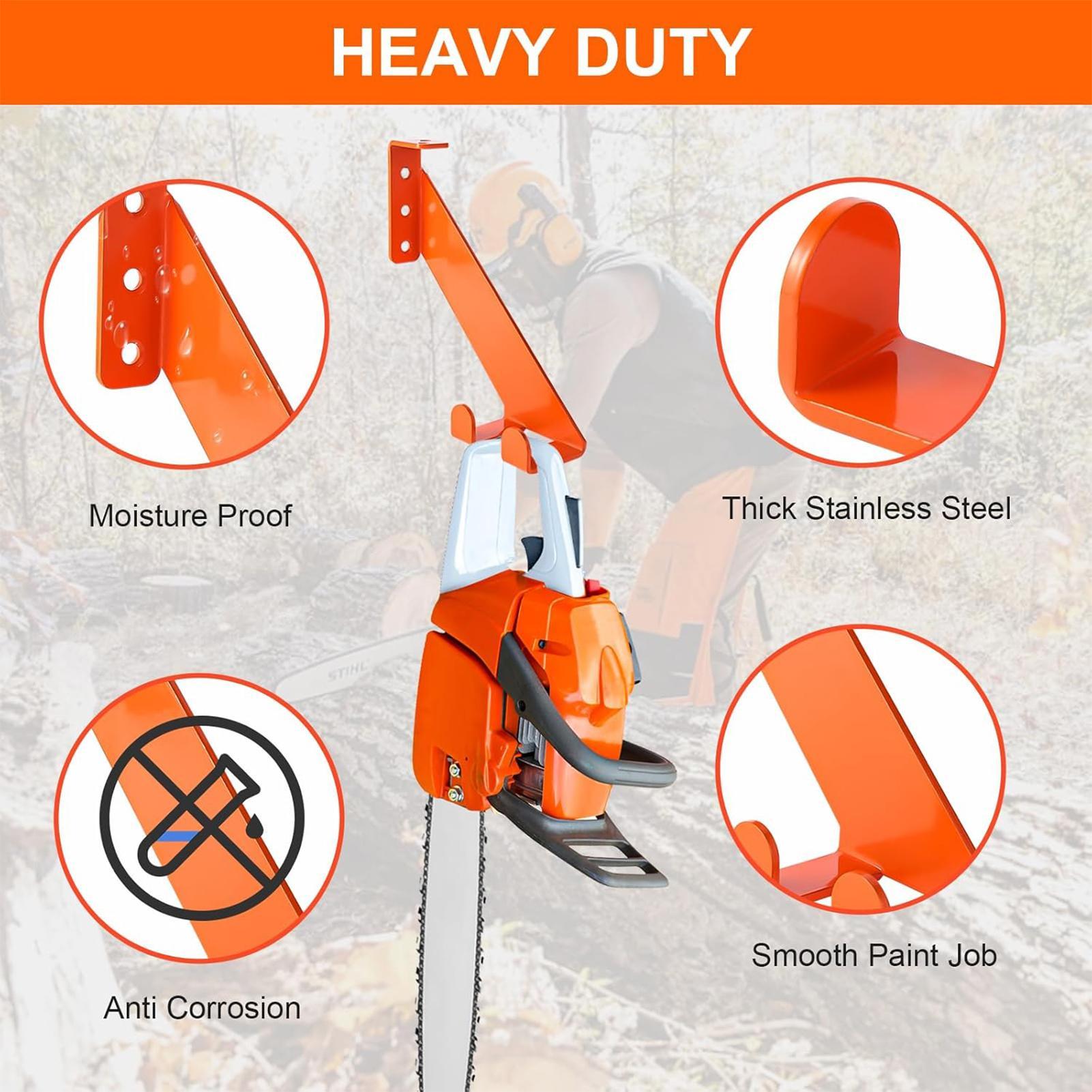Chainsaw Wall Mount Stainless  - đánh giá và giá Workshop Tools Display