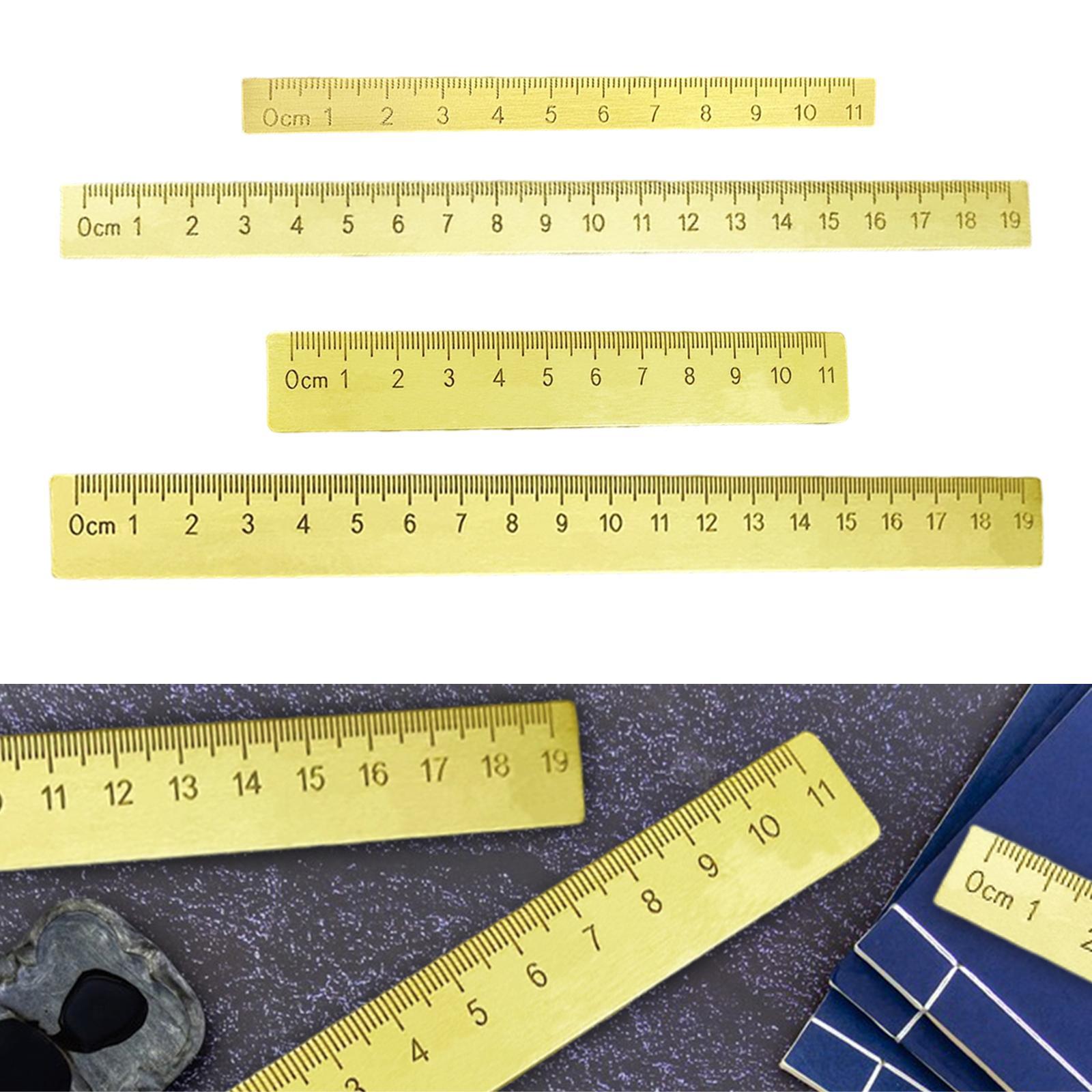 Brass Ruler Paperweight Decora - đánh giá và giá Workshop Tools Drawing
