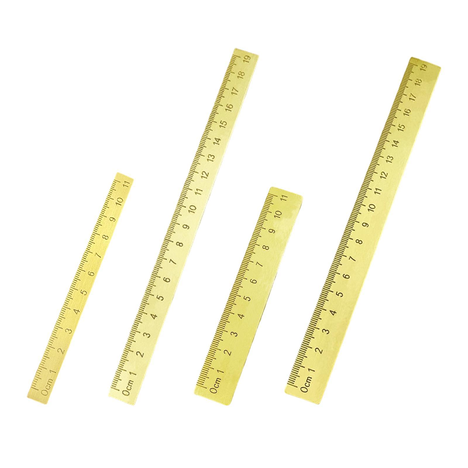 Brass Ruler Paperweight Decora - đánh giá và giá Workshop Tools Drawing