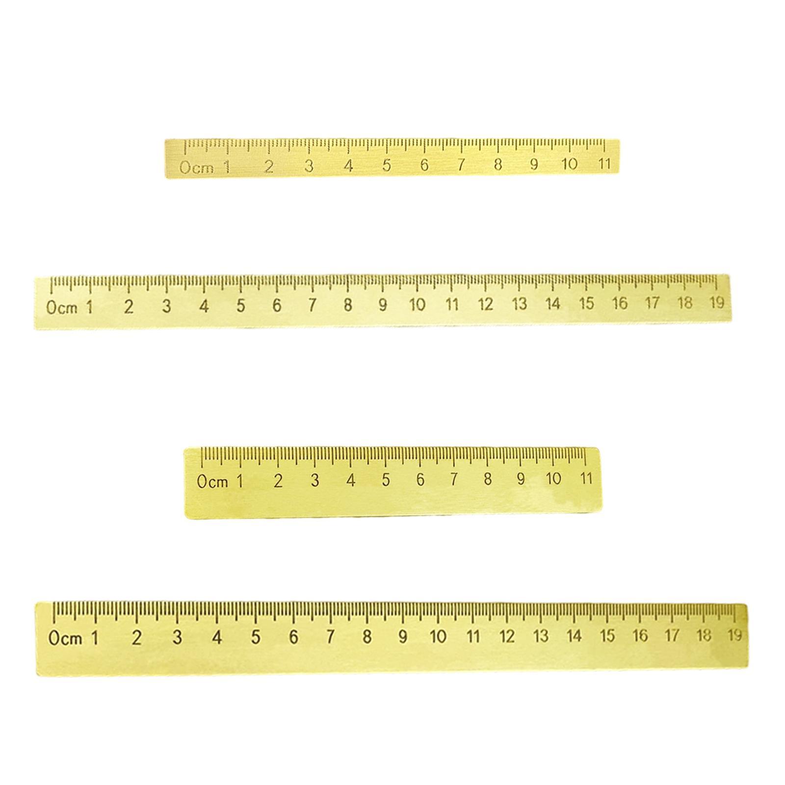 Brass Ruler Paperweight Decora - đánh giá và giá Workshop Tools Drawing
