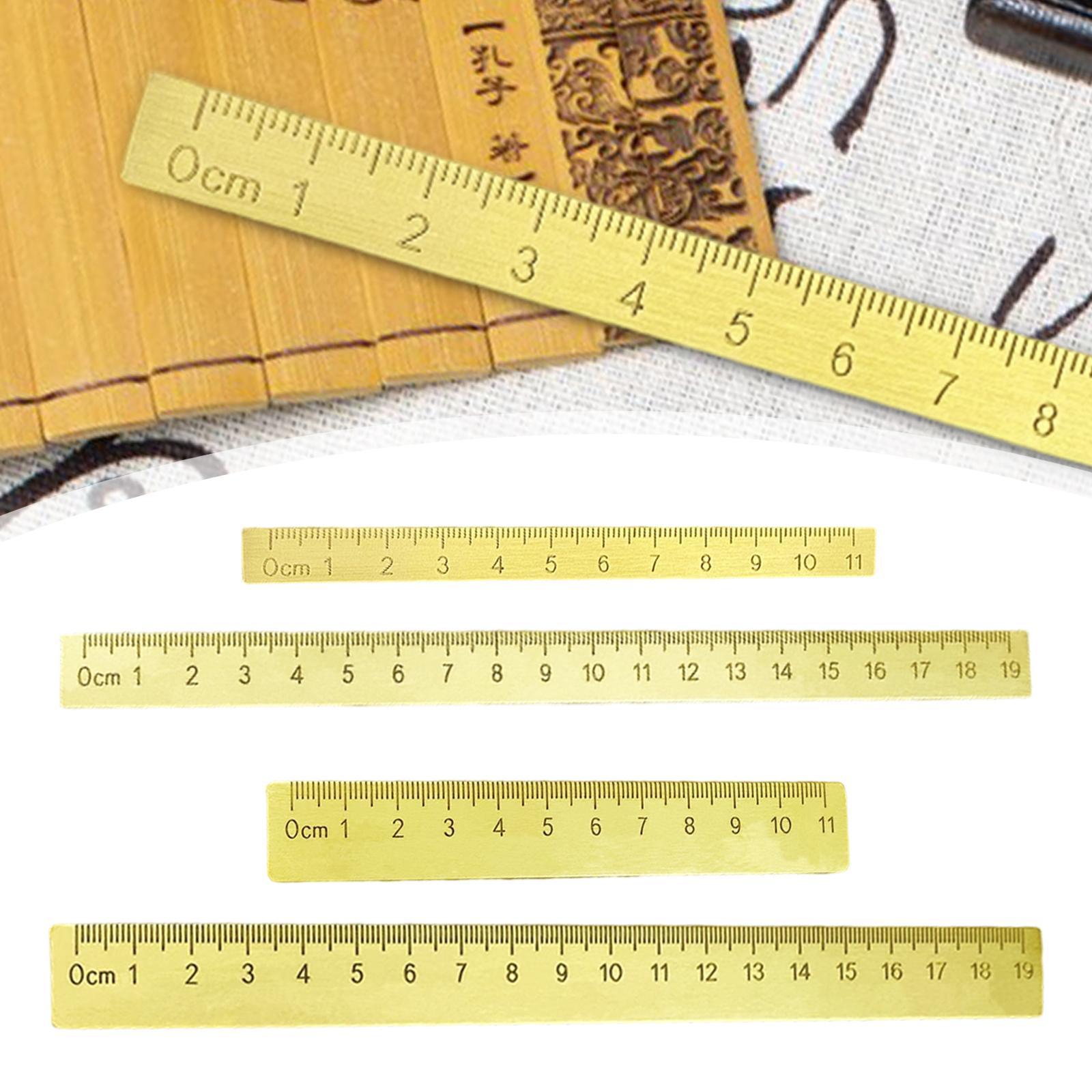 Brass Ruler Paperweight Decora - đánh giá và giá Workshop Tools Drawing