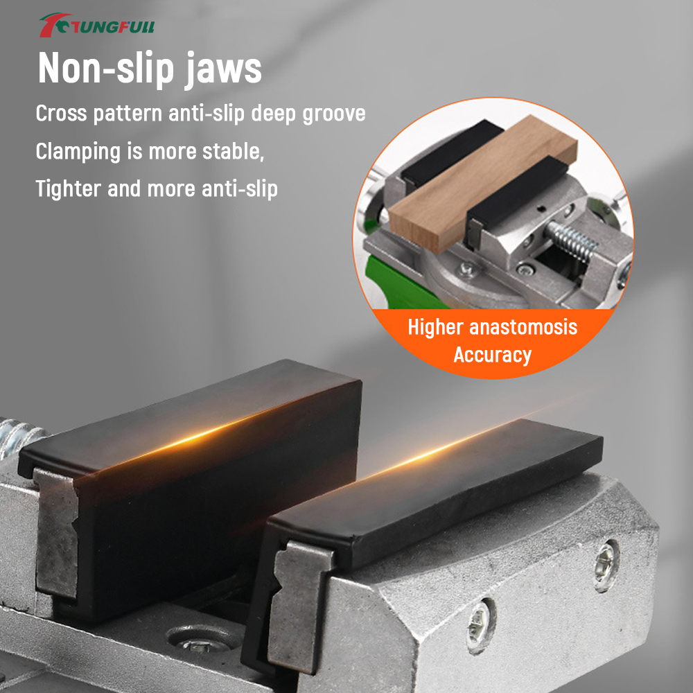 TUNGFULL Cross Slide Vise 360° - đánh giá và giá Drill Press Bench