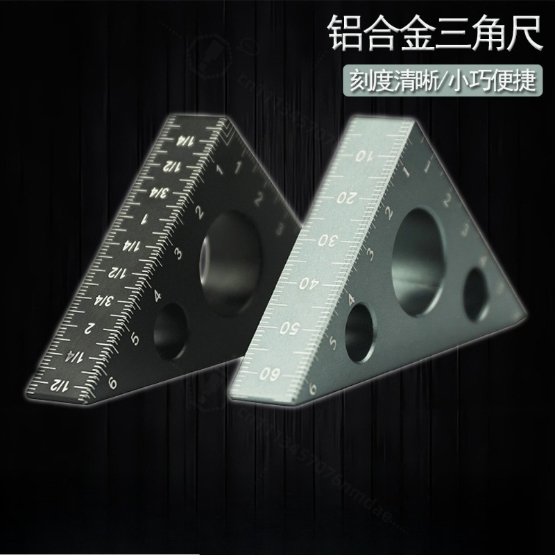 Thick Aluminum Triangle Ruler  - đánh giá và giá Workshop Layout Tools